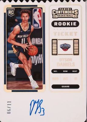 2022 Contenders #142 Rookie Ticket Auto - Ticket Stub (/11)