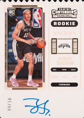 Jeremy Sochan 2022 Prizm #SS-JN Sensational Signatures Price