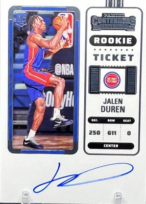 2022 Contenders #102 Rookie Ticket Auto