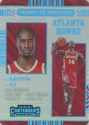 2022 Contenders #1 Permit to Dominate /(SSP)