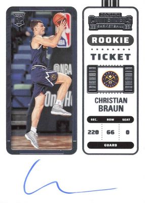 2022 Contenders #106 Rookie Ticket Auto