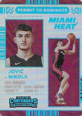 2022 Contenders #10 Permit to Dominate /(SSP)