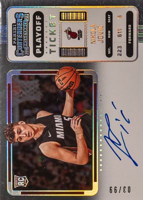 2022 Contenders #135 Rookie Ticket Auto Variation - Playoff Ticket /99