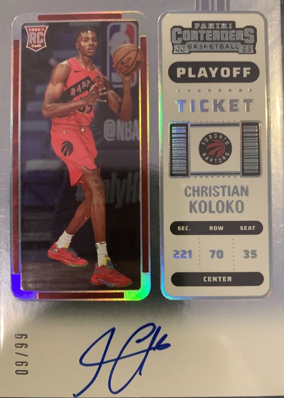 2022 Contenders #139 Rookie Ticket Auto - Playoff /99