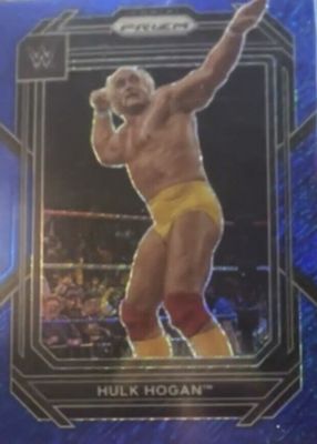 2023 Prizm WWE #195 Blue Shimmer /11