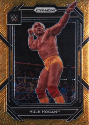 2023 Prizm WWE #195 Gold Shimmer /5