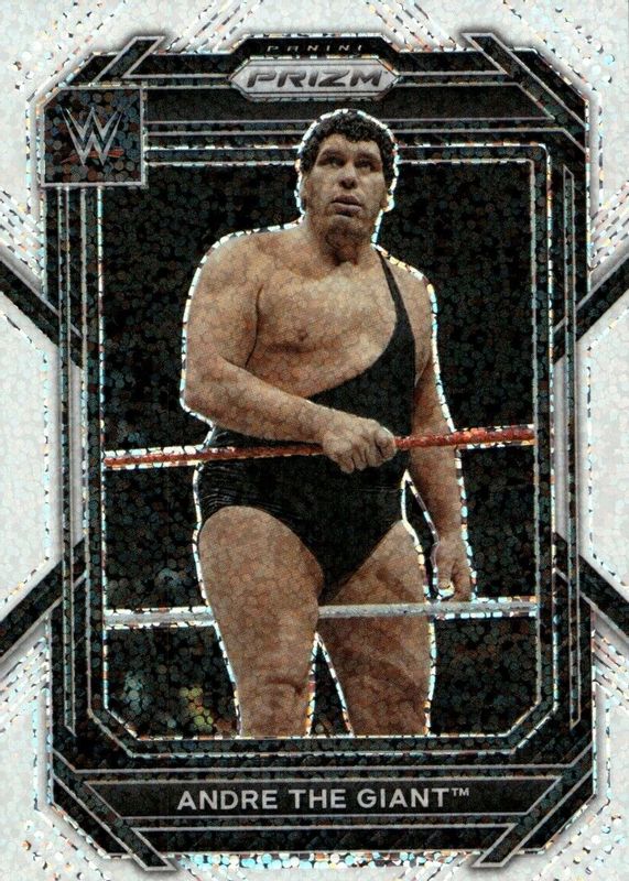 Andre The Giant 2023 Prizm WWE #159 White Sparkle /(SSP) BGS 9.5