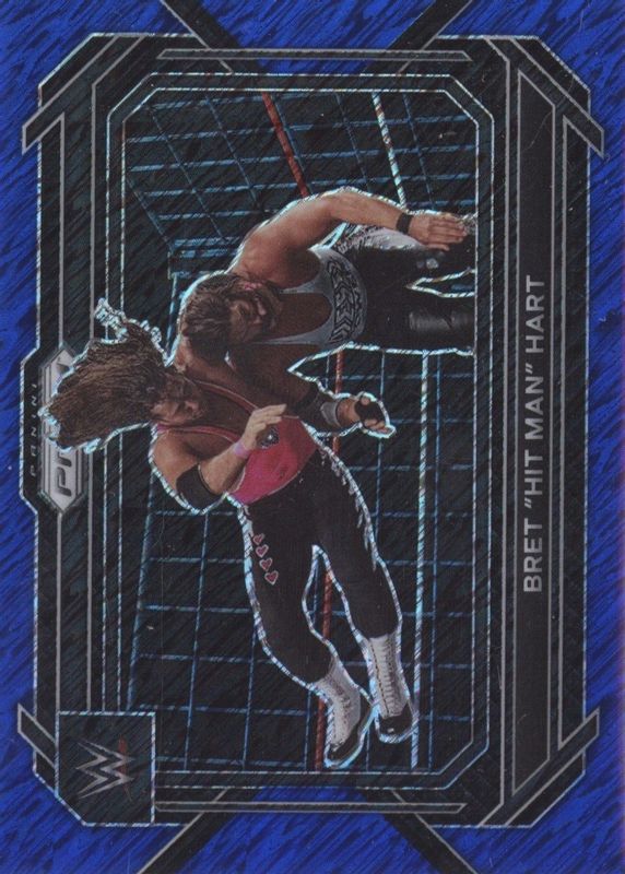 2023 Prizm WWE #58 Blue Shimmer /11