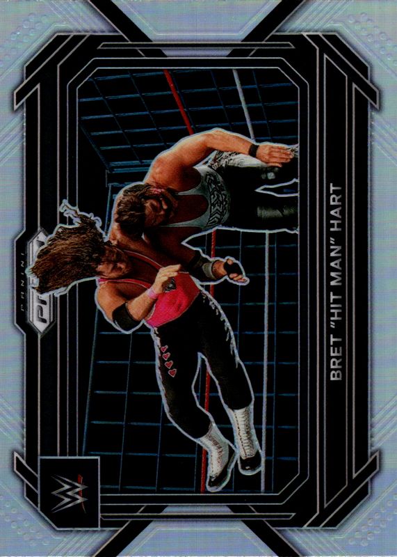 Bret "Hit Man" Hart 2023 Prizm WWE #58 Silver PSA 10