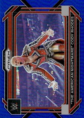 2023 Prizm WWE #1 Blue /199