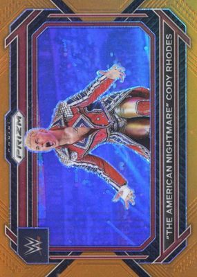 2023 Prizm WWE #1 Orange /99