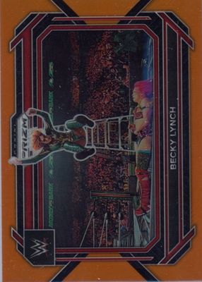 2023 Prizm WWE #18 Orange /99