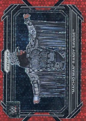2023 Prizm WWE #35 Under Card Red /99