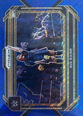 2023 Prizm WWE #56 Blue Shimmer /11