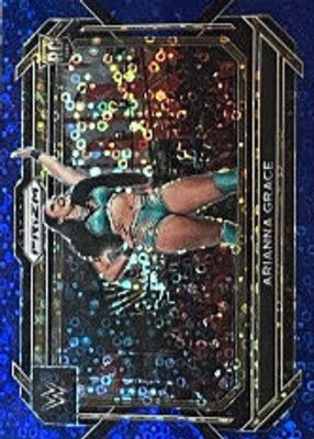2023 Prizm WWE #76 Under Card Blue /25
