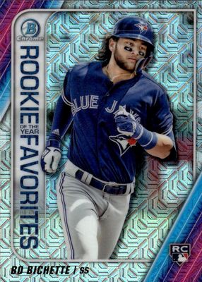 2020 Bowman Mega Box #ROYF-BB Rookie of the Year Favorites - Mojo Refractor