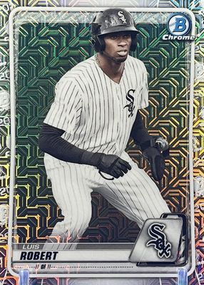 高騰中　2018 bowman luis robert 1st Atomic Luis Robert Jr. 2018 Bowman #BCP-21 Chrome Prospects (1st