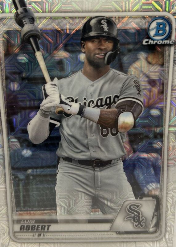 Luis Robert Jr. 2020 Bowman Mega Box #BCP-150 Chrome Prospects Photo Variation - Mojo Refractor Rookie SGC 9