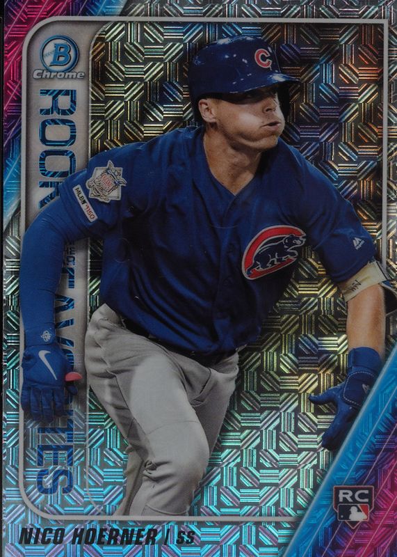 Nico Hoerner 2020 Bowman Mega Box #ROYF-NH Rookie of the Year Favorites - Mojo Refractor RAW