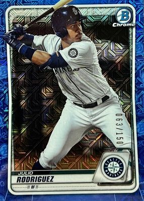 2020 Bowman Mega Box #BCP-19 Chrome Prospects - Blue Mojo Refractor /150