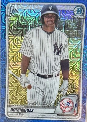 2020 Bowman Mega Box #BCP-8 Chrome Prospects - Blue Mojo Refractor /150 (1st)