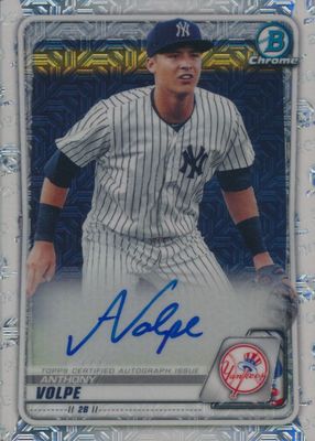 2020 Bowman Mega Box #BMA-AVO Chrome Prospect Auto - Mojo Refractor