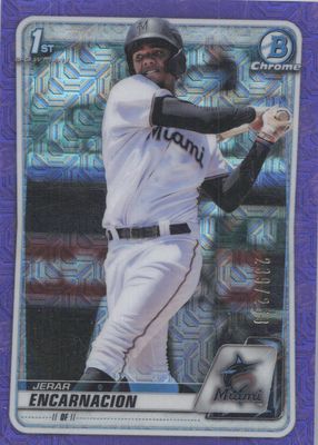 2020 Bowman Mega Box #BCP-96 Chrome Prospects - Purple Mojo Refractor /250 (1st)