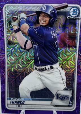 2020 Bowman Mega Box #BCP-1 Chrome Prospects - Purple Mojo Refractor /250