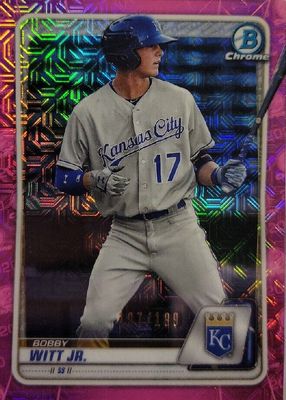 2020 Bowman Chrome Mega Box #BCP-160 Prospects - Pink Mojo Refractor /199