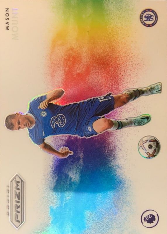 Mason Mount 2022 Prizm Premier League #19 Color Blast /(SSP) SGC 9