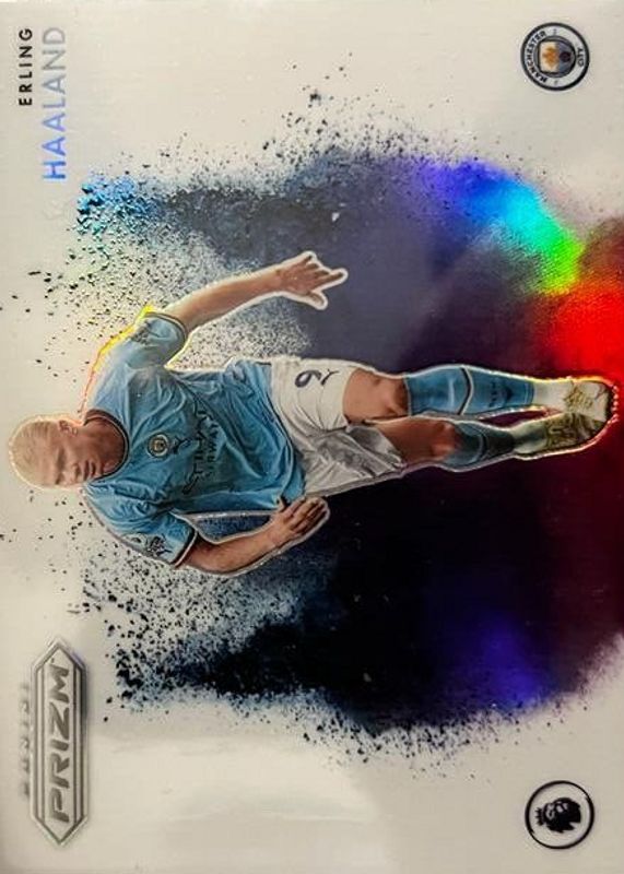 Erling Haaland 2022 Prizm Premier League #4 Color Blast /(SSP) SGC 10