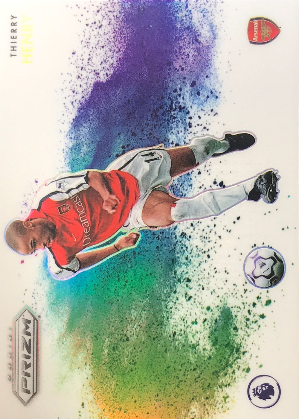 Thierry Henry 2022 Prizm Premier League #25 Color Blast