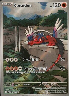 basic koraidon pokemon card Miraidon & - Scarlet & Violet - SVP013 - SVP014 - Black Star Promo Lot 014 / Promo Card Type / HP / Stage Pokemon - Scarlet & Violet
