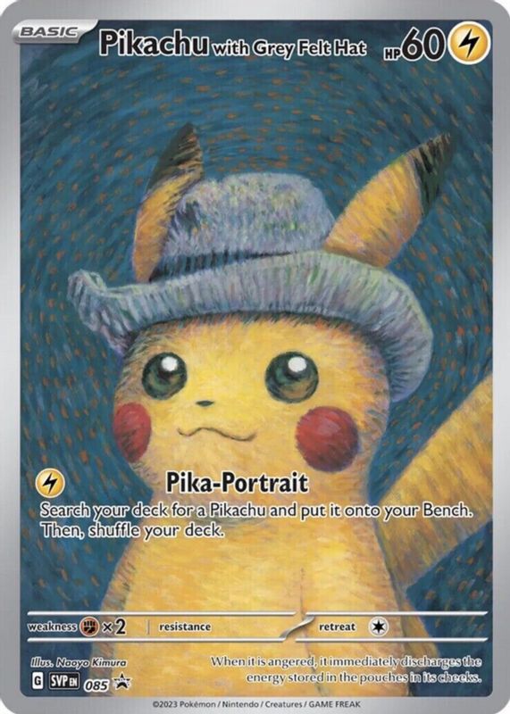 Pikachu with Grey Felt Hat 2023 Scarlet & Violet: Black Star Promo