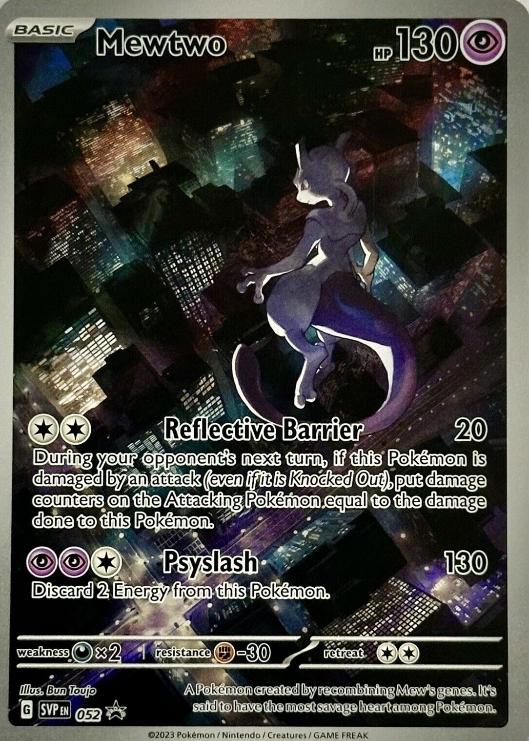 PSA 10 2023 Mewtwo AR Pokemon 151 183/165 Japanese Card Sv2a