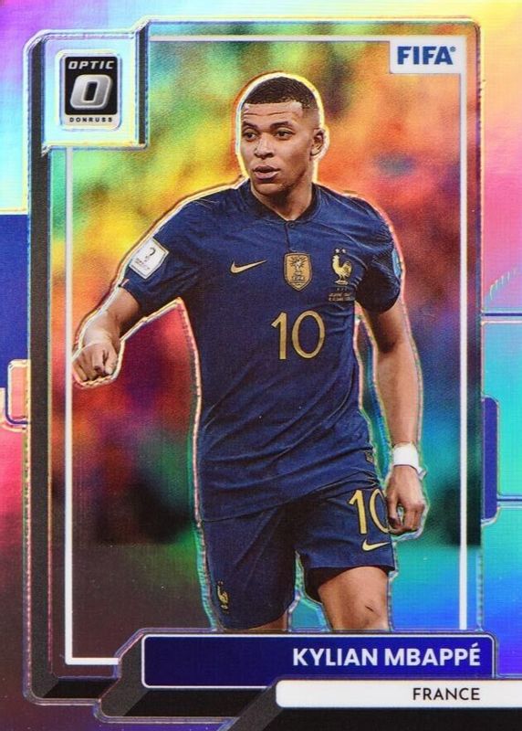 Kylian Mbappe 2022 Donruss #51 Optic - Holo PSA 9