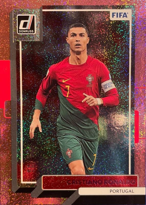 Cristiano Ronaldo 2022 Donruss #94 Pink /25 PSA 10