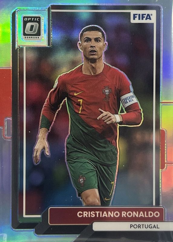 Cristiano Ronaldo 2022 Donruss Optic - Holo #94 Price Guide