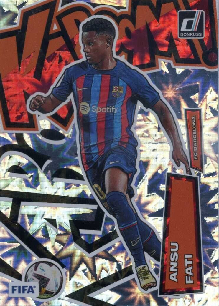 ENSEMBLE D'ÉQUIPE TOPPS 2022-23 Base de carte du FC Barcelone Ansu Fati