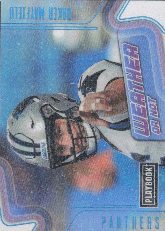 Baker Mayfield 2022 Playbook #WN-15 Weather or Not /(SSP) RAW