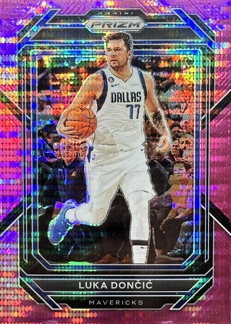 Luka Doncic 2022 Prizm #196 Pink Pulsar /42 Price Guide