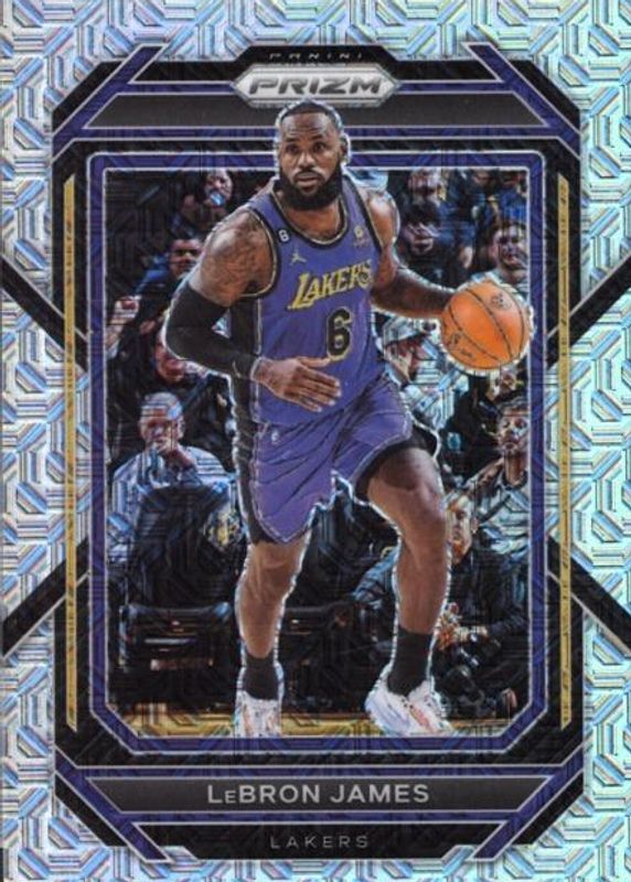 LeBron James 2022 Prizm #134 Mojo /25 SGC 9