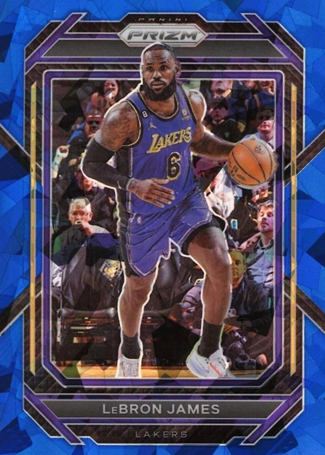 LeBron James 2022 Prizm #134 Blue Ice /125 Price Guide - Sports 