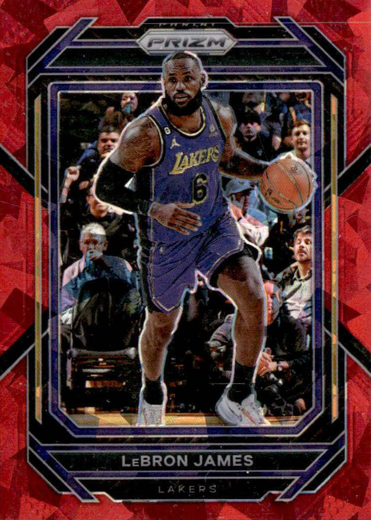 トレーディングカードレブロン Prizm LeBron James red ice PSA 10!