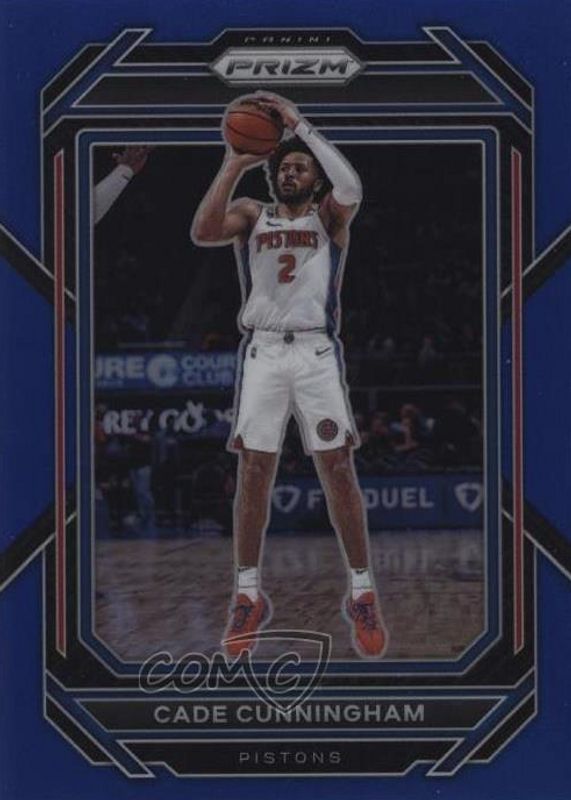 Cade Cunningham 2022 Prizm #89 Blue /199 PSA 10