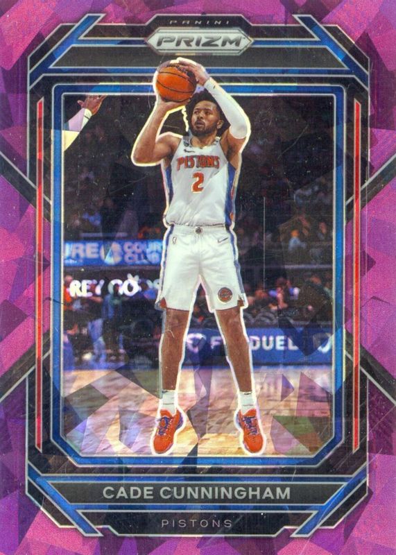 Cade Cunningham 2022 Prizm #89 Purple Ice /149 PSA 10