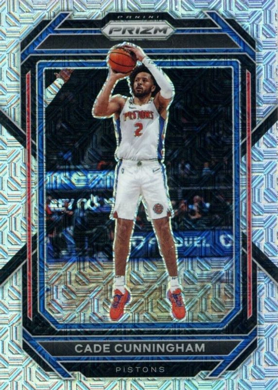 Cade Cunningham 2022 Prizm #89 Mojo /25 PSA 9