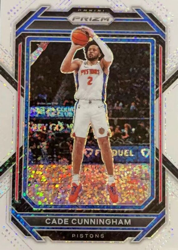 Cade Cunningham 2022 Prizm #89 White Sparkle /(SSP) PSA 10 Price 