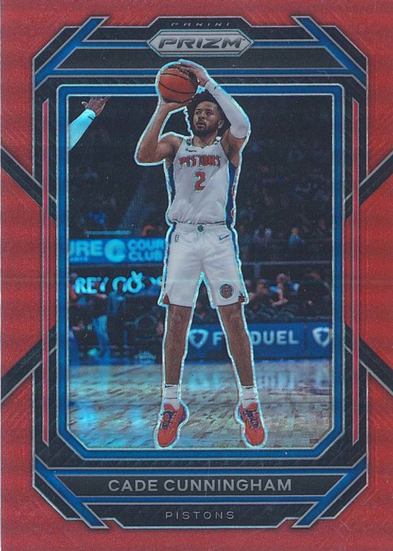 Cade Cunningham 2022 Prizm #89 Red /299 PSA 10