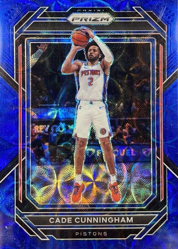 Cade Cunningham 2022 Prizm #89 Choice Blue /49 PSA 10